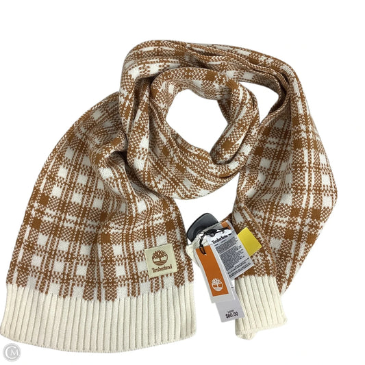 Scarf Winter By Timberland In Brown & Cream