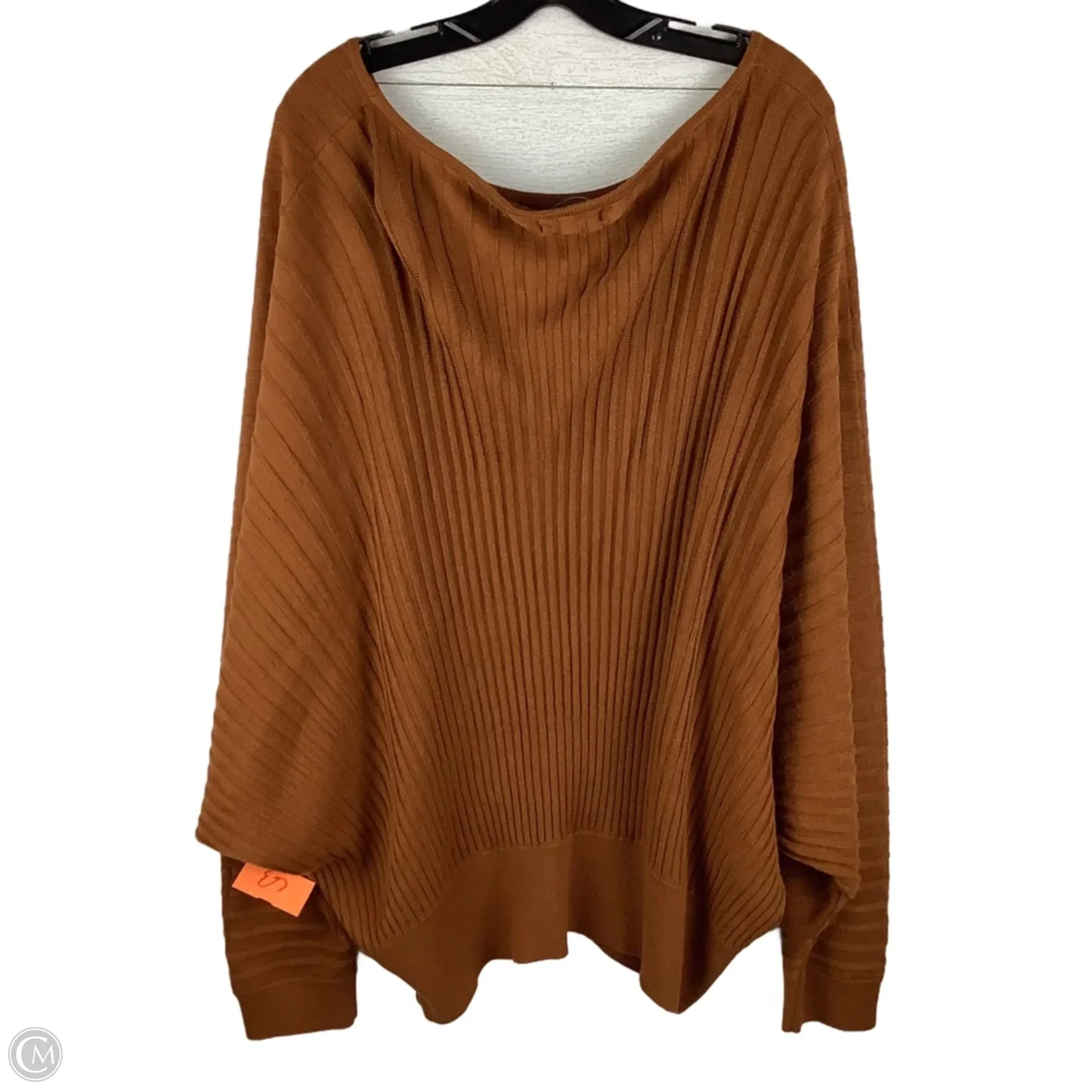 Top Long Sleeve By Anthropologie In Orange, Size: Xl