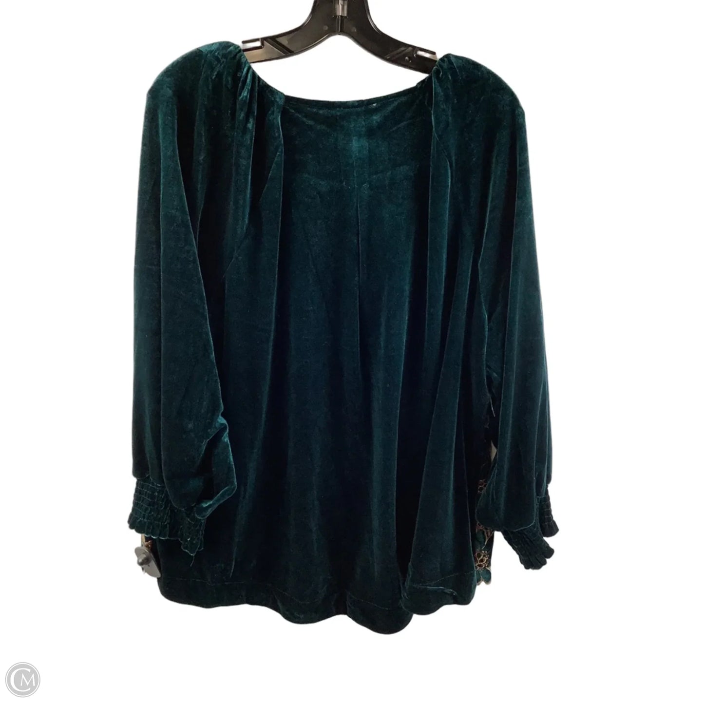 Top Long Sleeve By Umgee In Green, Size: L
