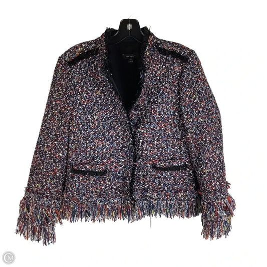 Blazer By Ann Taylor In Multi-colored, Size: Xs