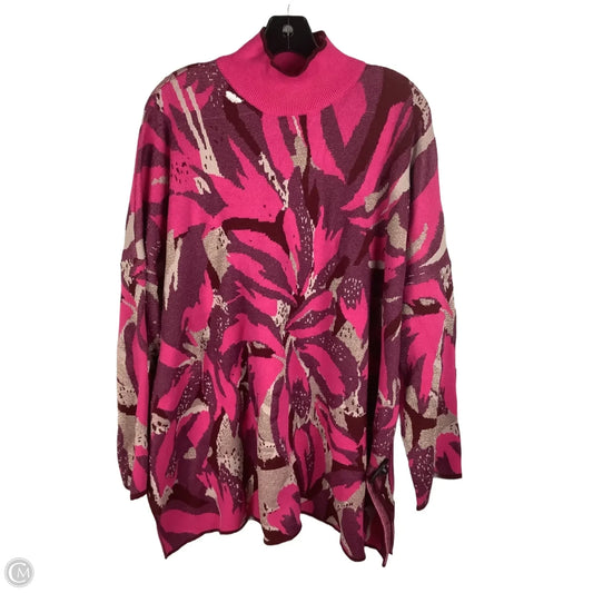 Sweater By Entro In Pink, Size: 1x