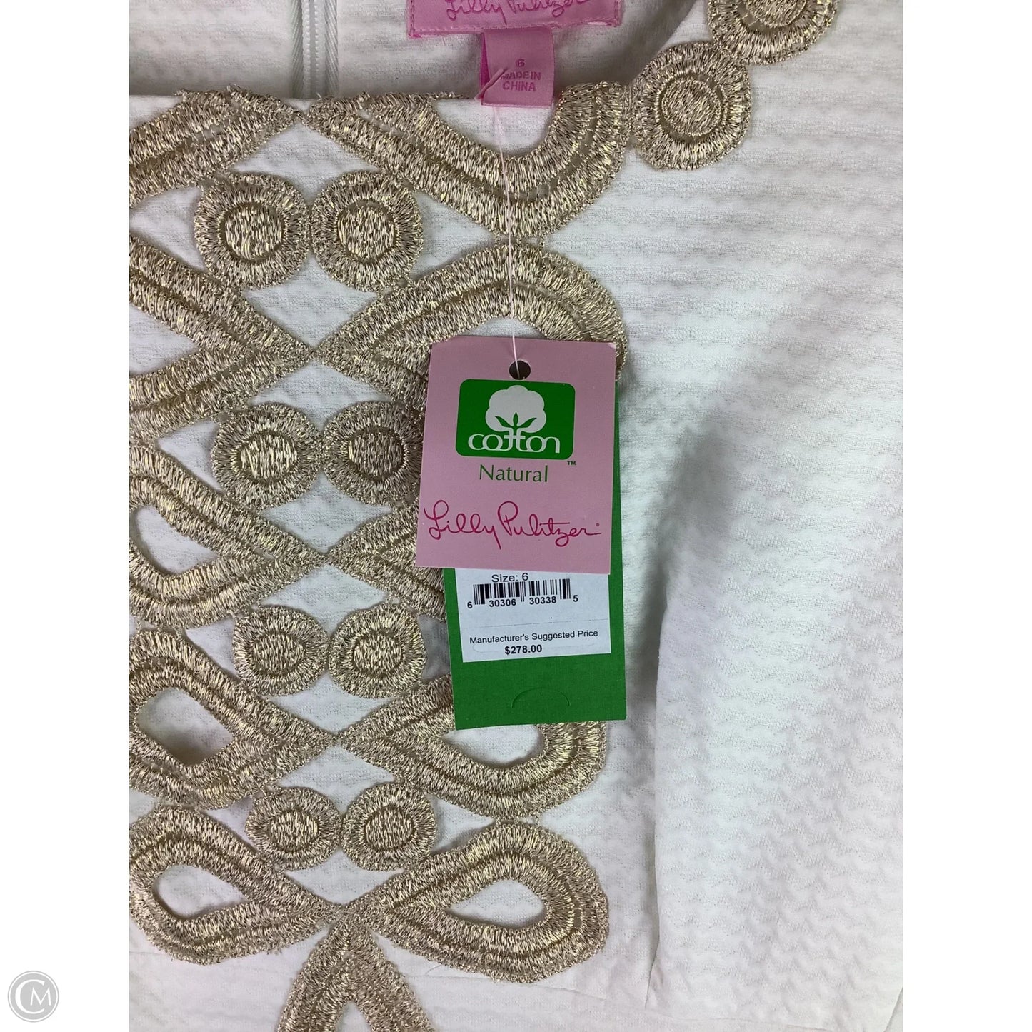 Dress Designer By Lilly Pulitzer In White, Size: 6