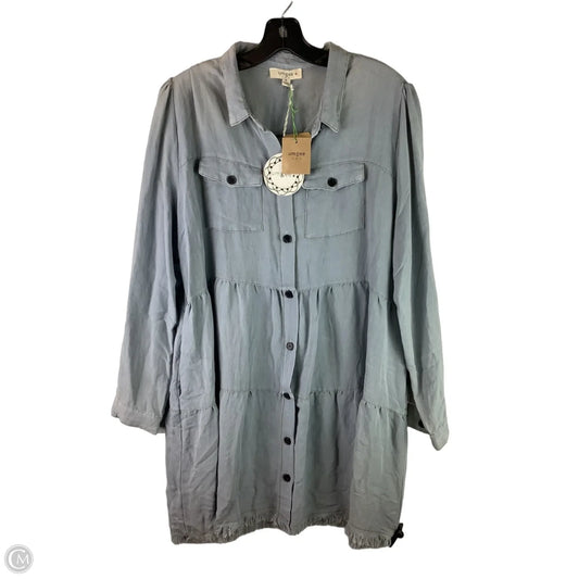 Dress Casual Short By Umgee In Blue, Size: Xl