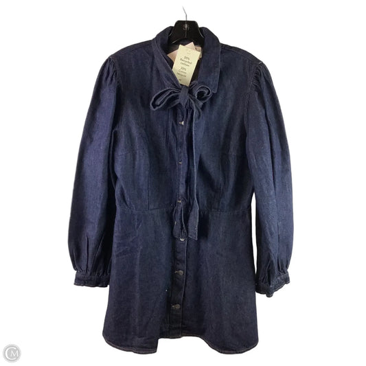 Dress Casual Short By Divided In Blue Denim, Size: M