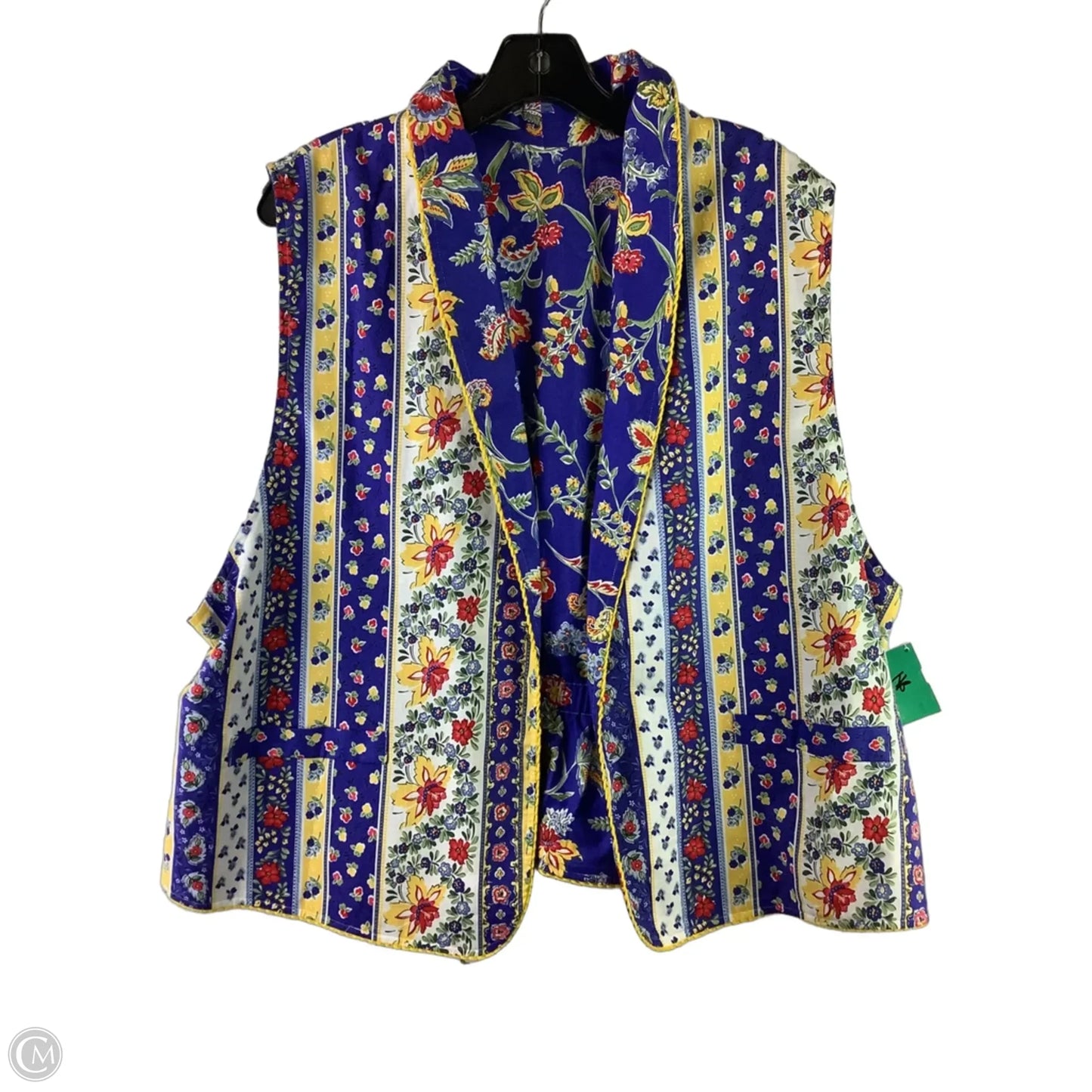 Vest Other By Clothes Mentor In Blue, Size: L