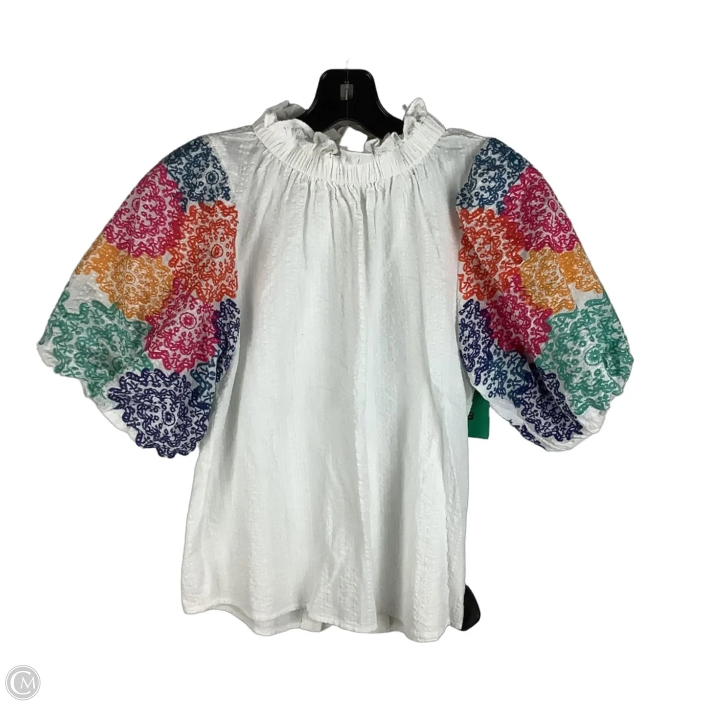 Top Short Sleeve By Thml In White, Size: Xs