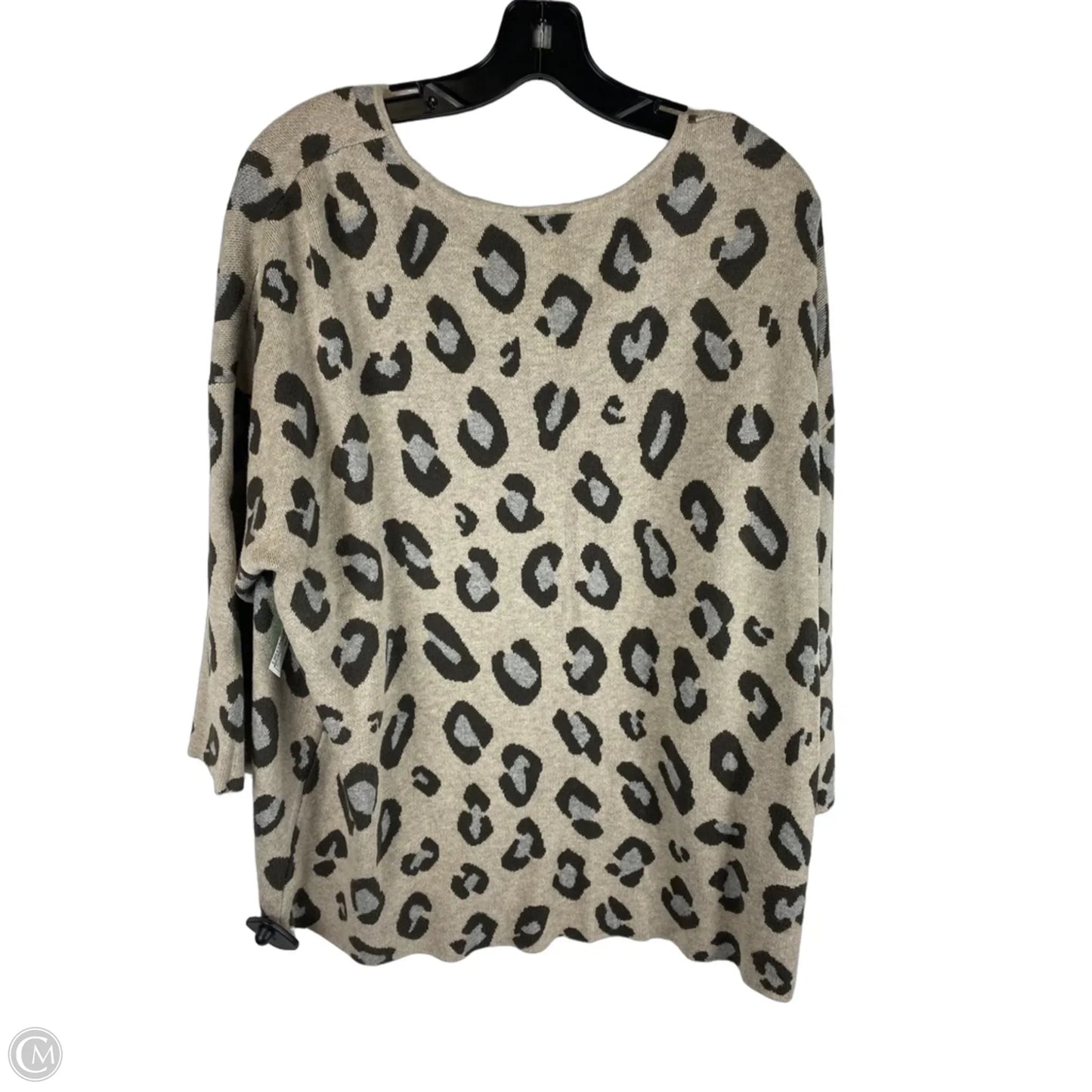 Sweater By Ann Taylor In Animal Print, Size: Xl