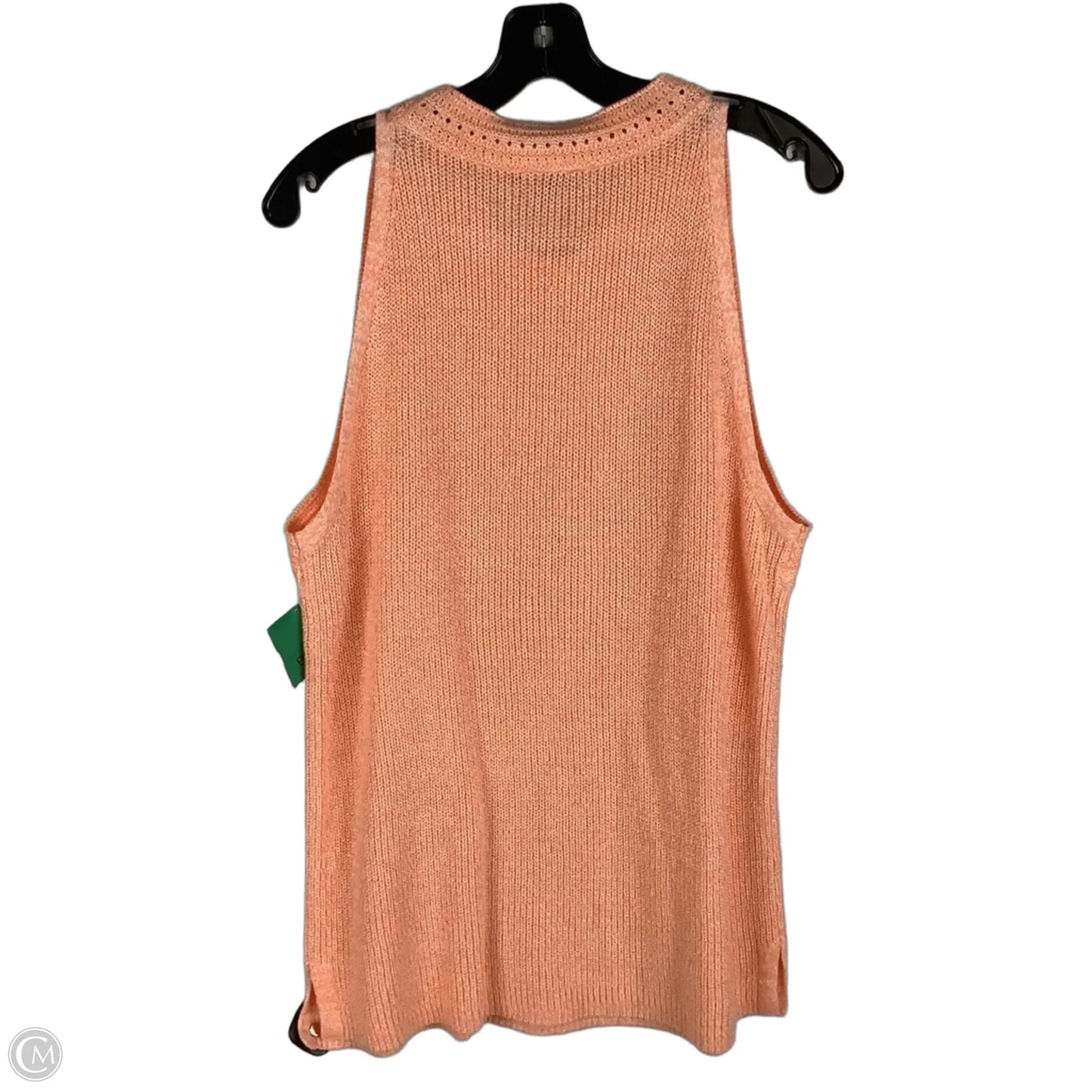 Top Sleeveless By Loft In Orange, Size: Xl