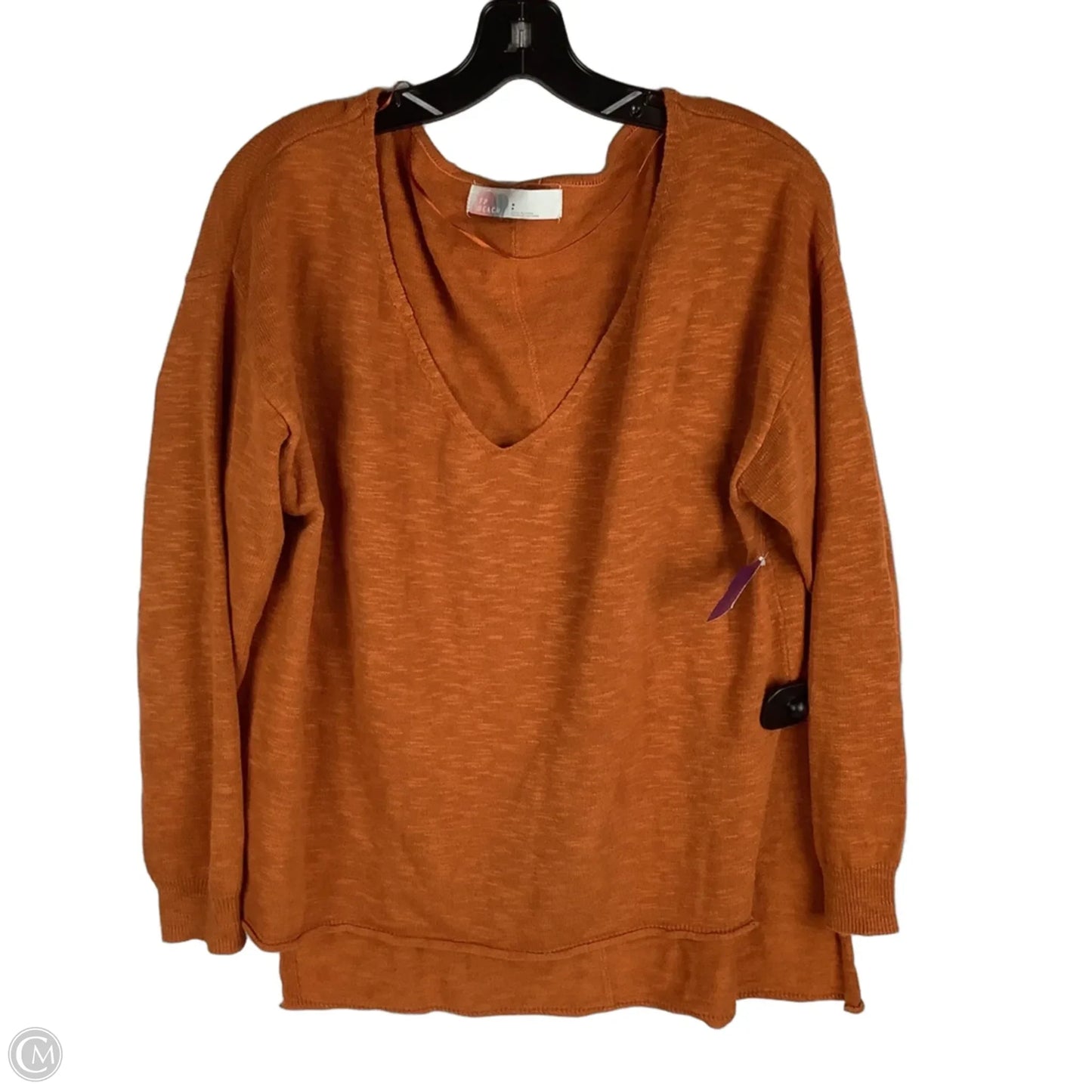 Sweater By Free People In Orange, Size: S