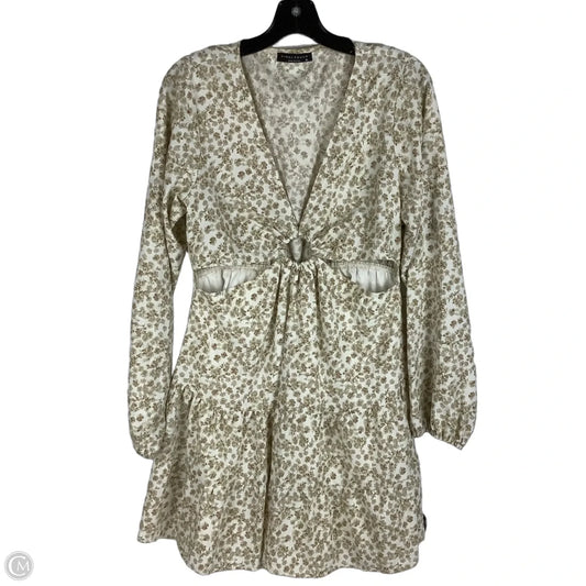 Dress Casual Short By Final Touch In Floral Print, Size: Xl