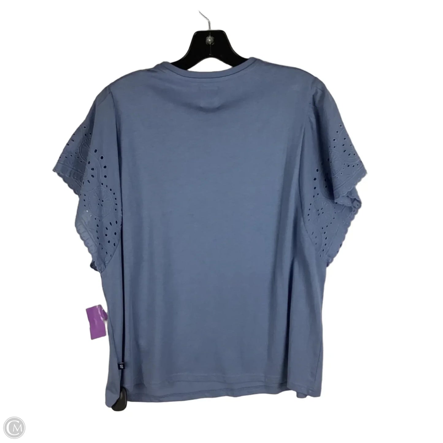 Top Short Sleeve By Gap In Blue, Size: L