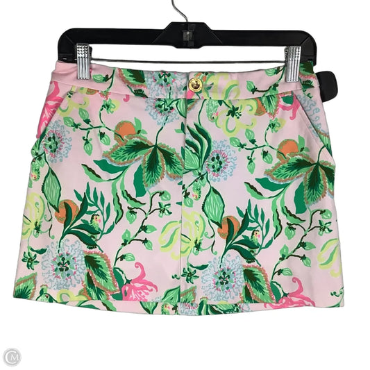 Skort Designer By Lilly Pulitzer In Green, Size: 0