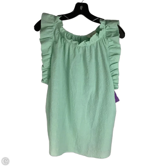Top Sleeveless By Blu Pepper In Aqua, Size: Estimated L