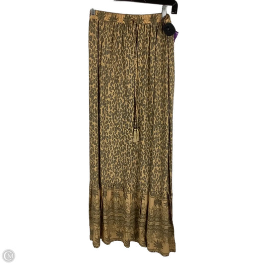 Skirt Maxi By Clothes Mentor In Animal Print, Size: L
