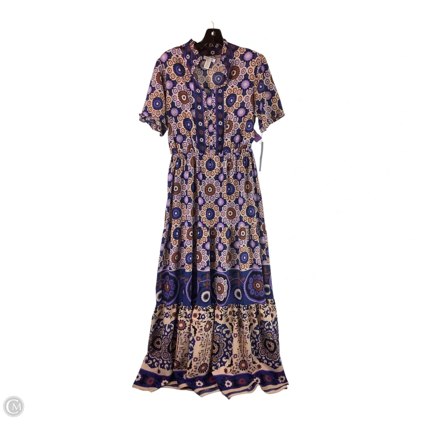 Dress Casual Maxi By London Times In Purple, Size: 8