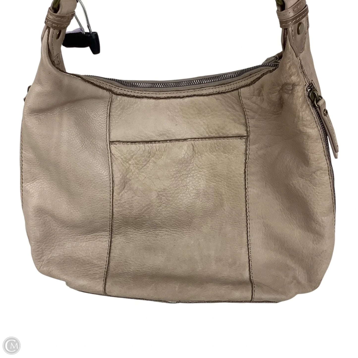 Handbag Leather By Cmc, Size: Medium