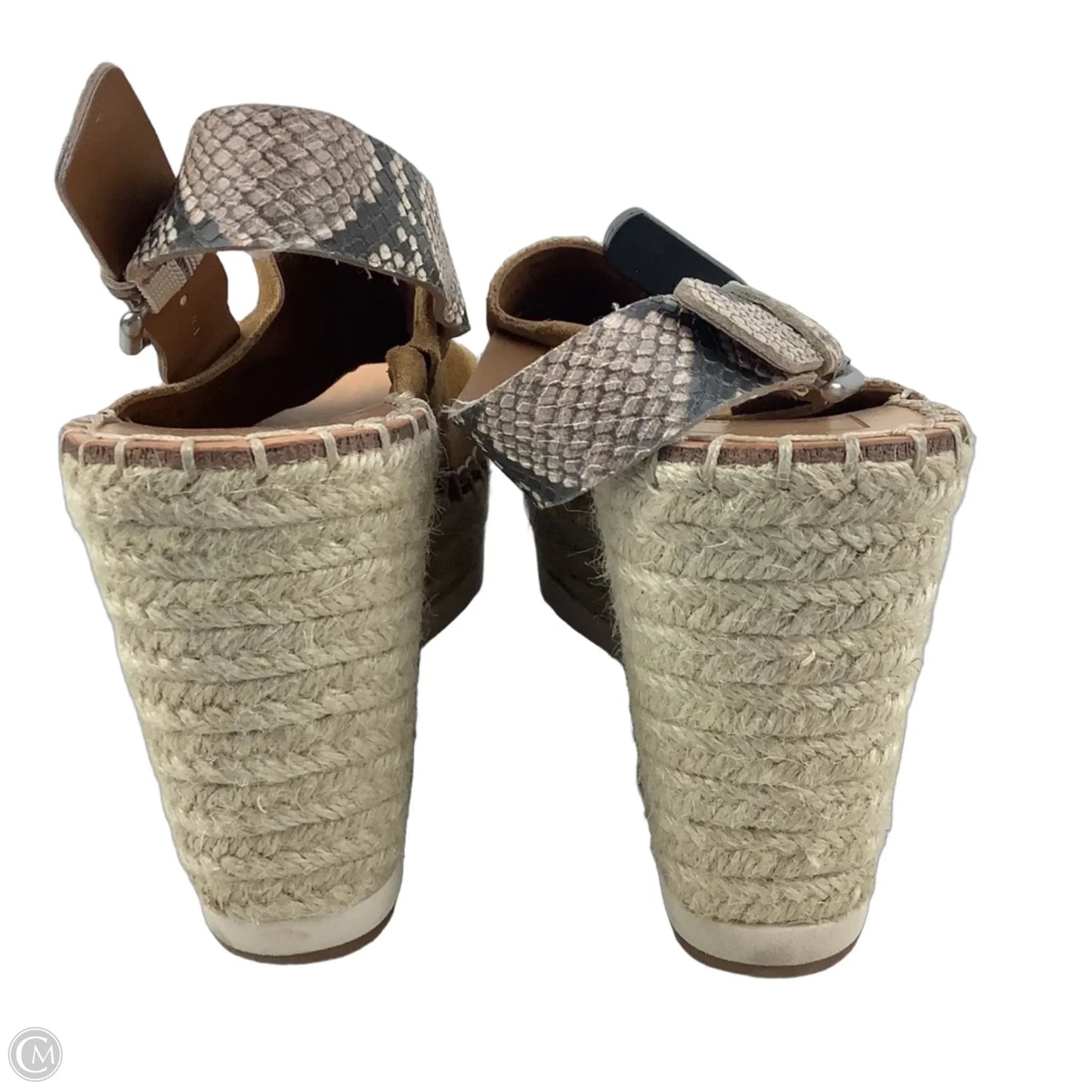 Shoes Heels Wedge By Dolce Vita In Tan, Size: 8