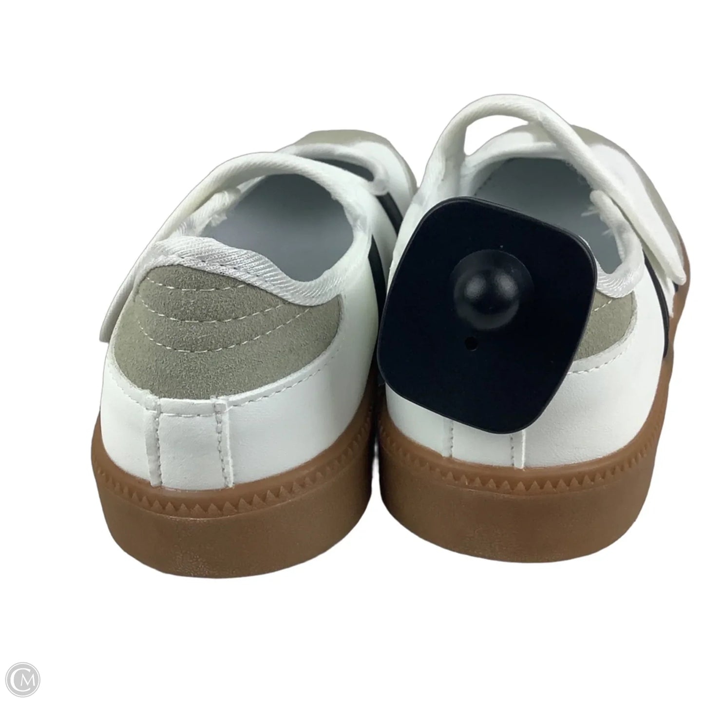 Shoes Flats By Clothes Mentor In Black & White, Size: 7
