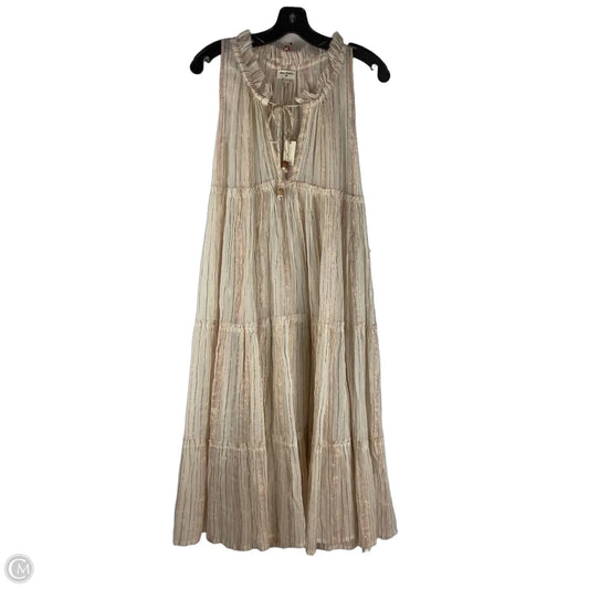 Dress Casual Maxi By World Market In Cream, Size: S