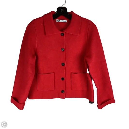 Sweater By Zara In Red, Size: S