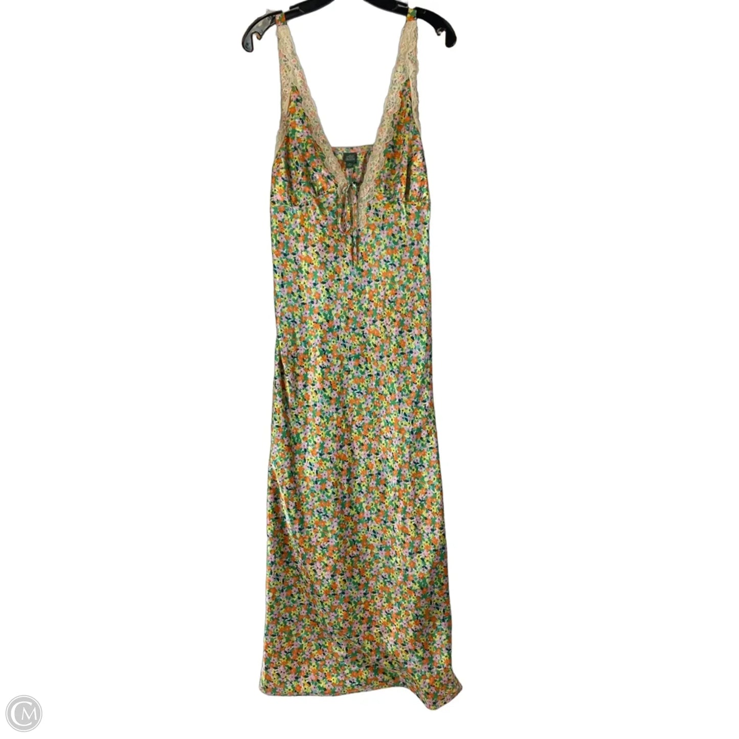 Dress Casual Maxi By Wild Fable In Floral Print, Size: M