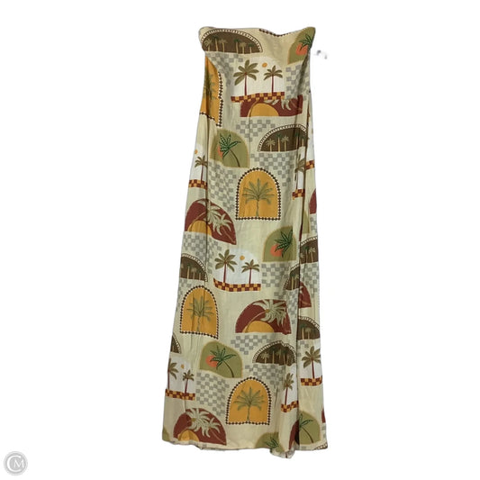 Dress Casual Maxi By Cmc In Brown, Size: L