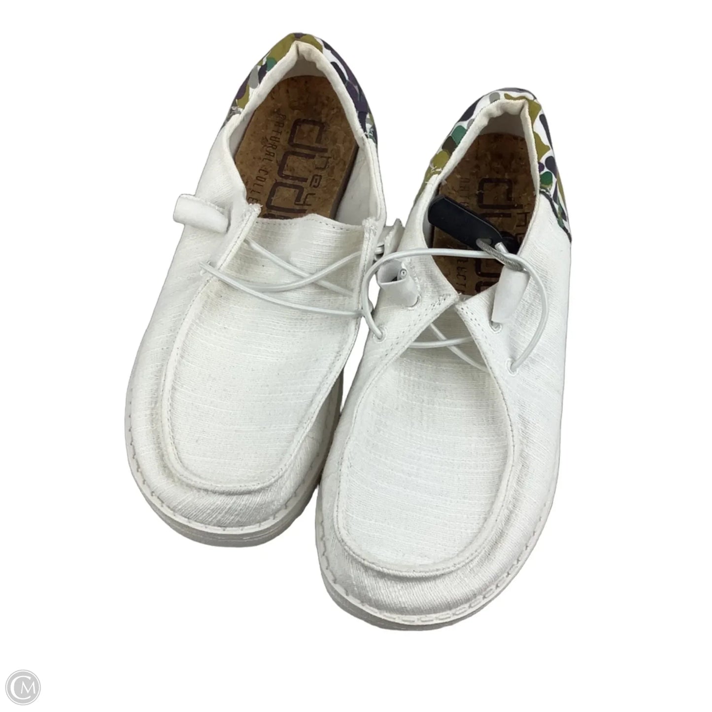 Shoes Flats By Hey Dude In White, Size: 5