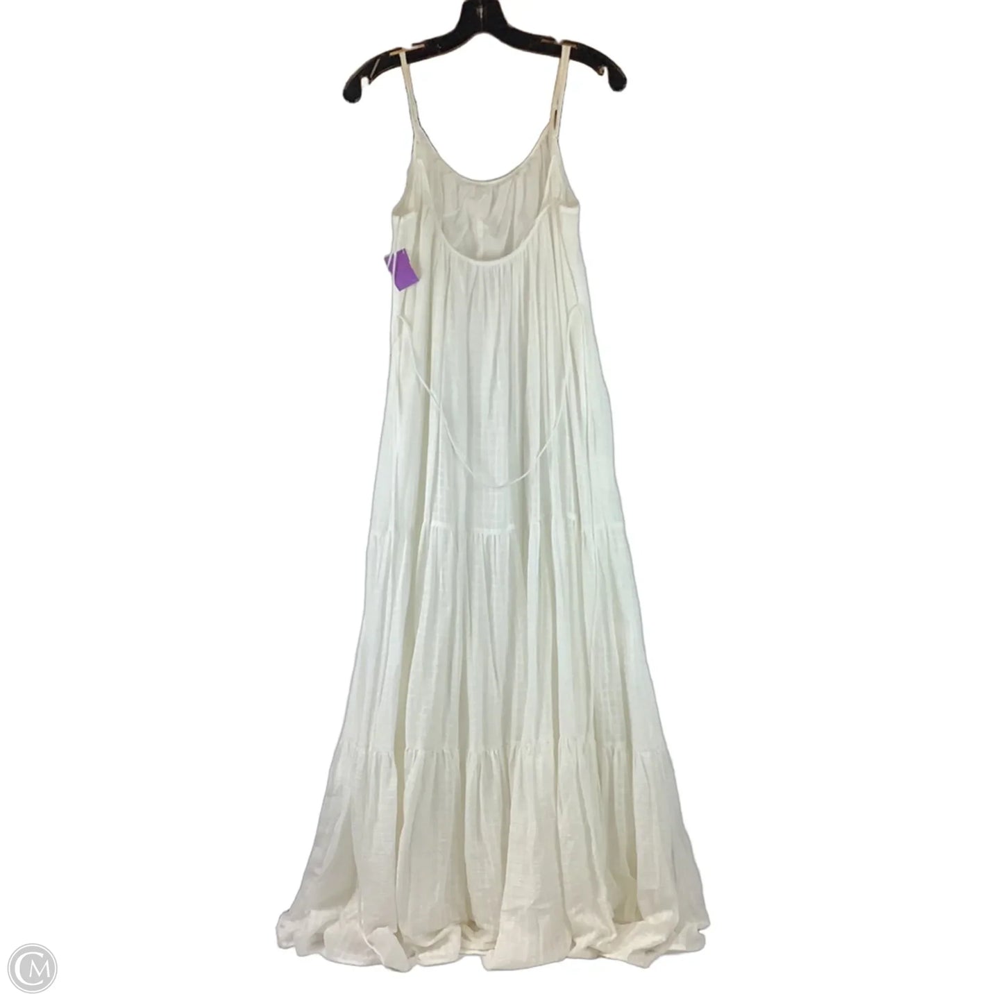 Dress Casual Maxi By Banana Republic In White, Size: L