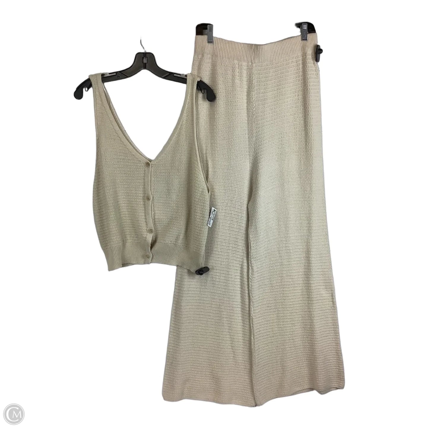 Pants Set 2pc By Sincerely Jules In Cream, Size: Xl