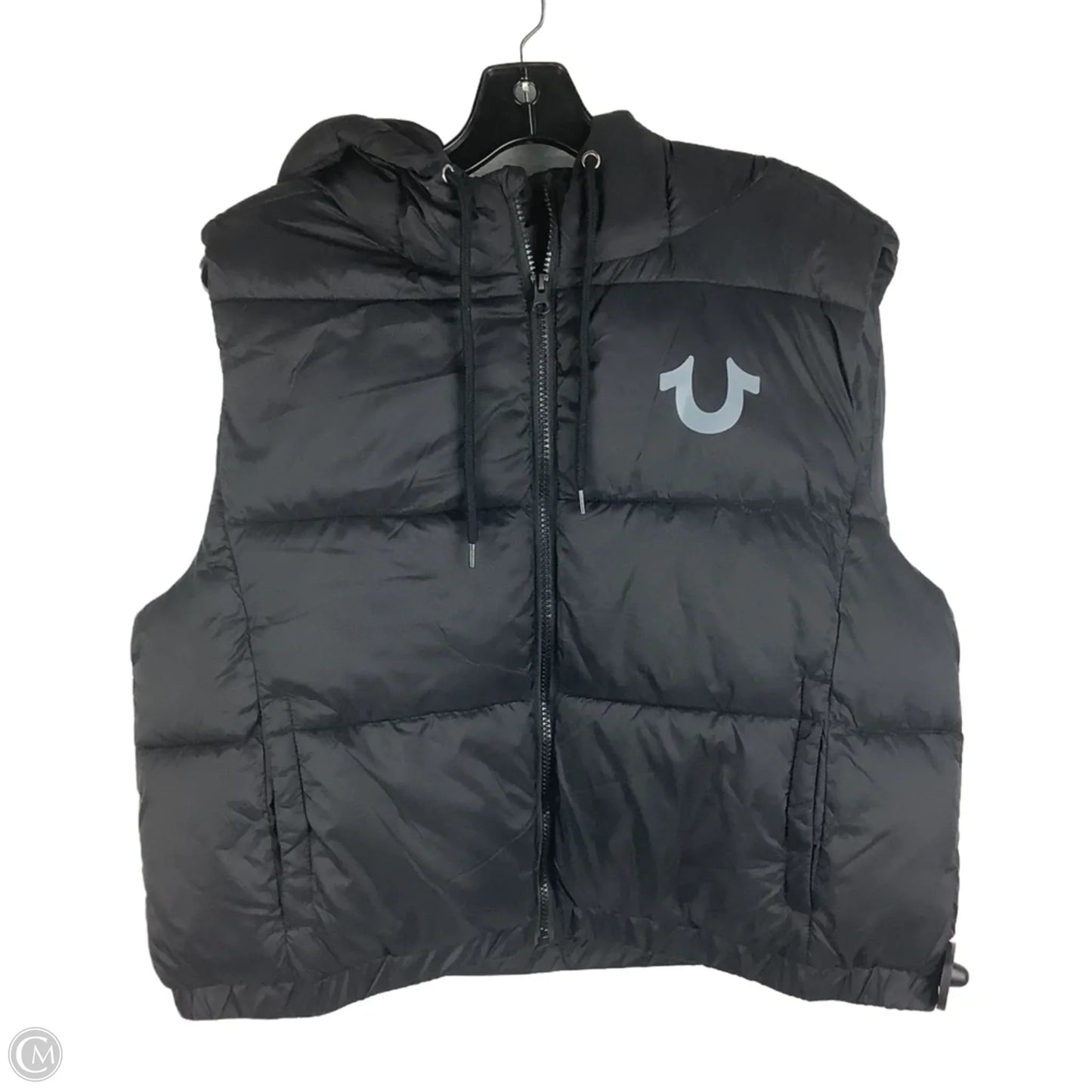 Vest Puffer & Quilted By True Religion In Black, Size: M