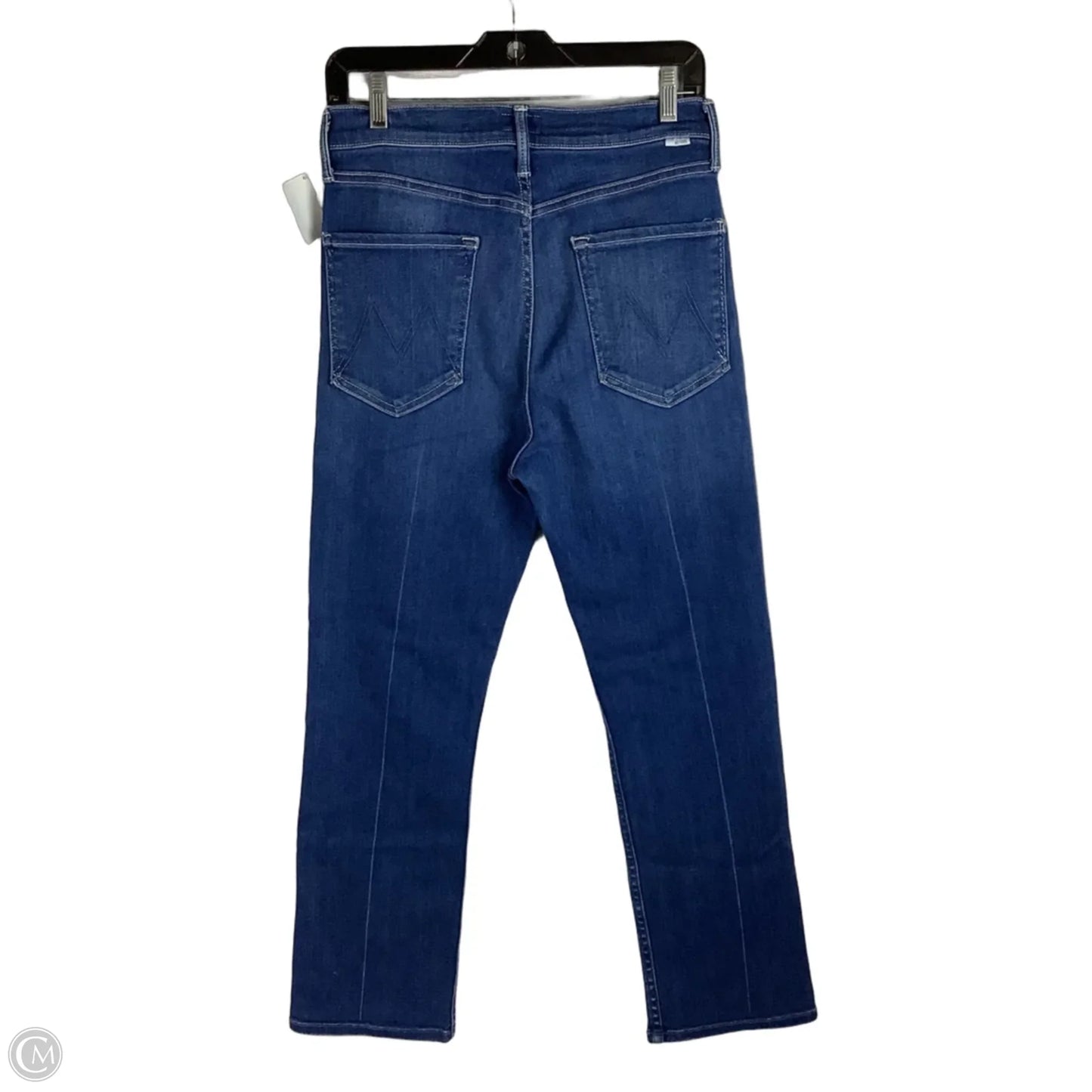 Jeans Straight By Mother In Blue Denim, Size: 10 (30)