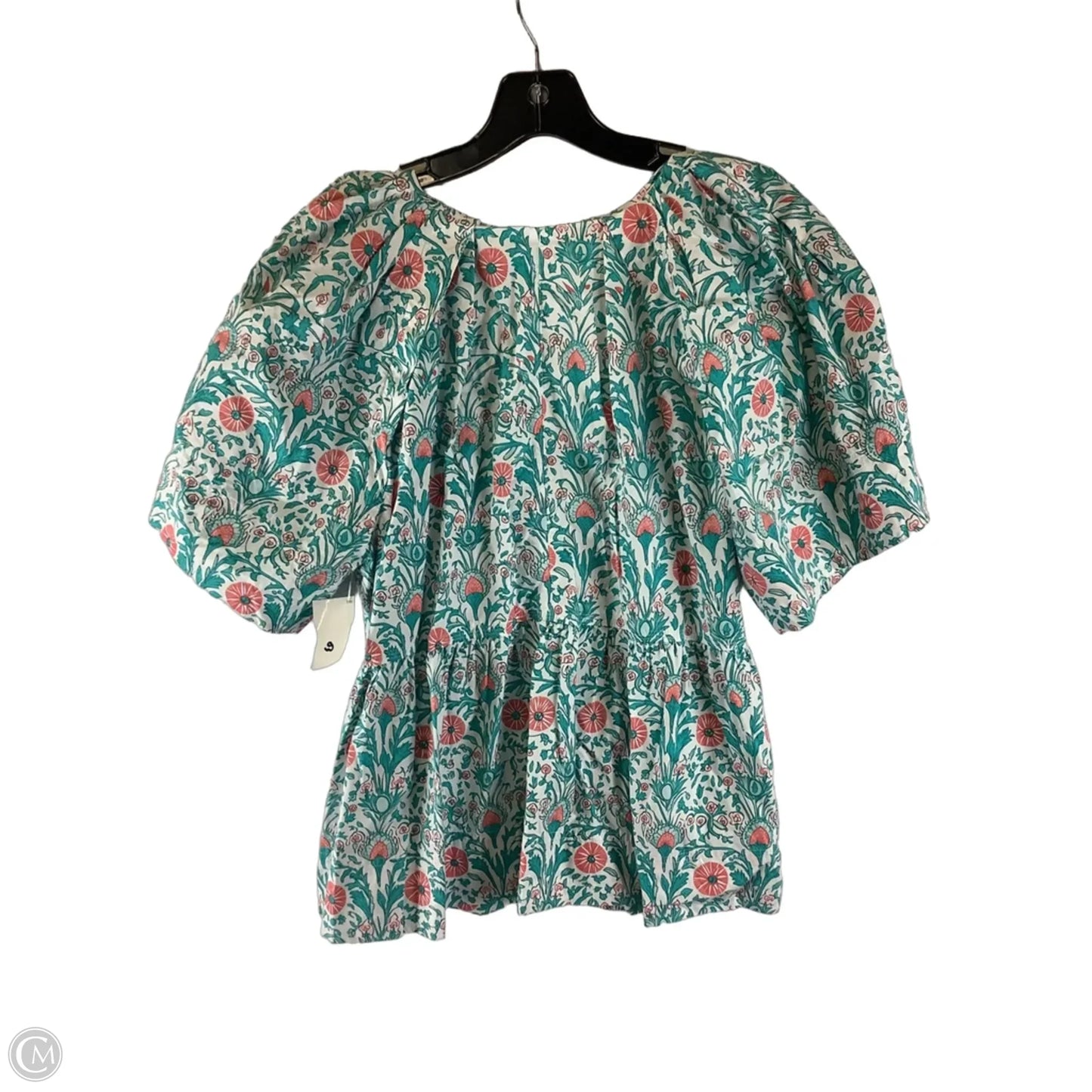 Top Short Sleeve By Crown And Ivy In Teal, Size: L