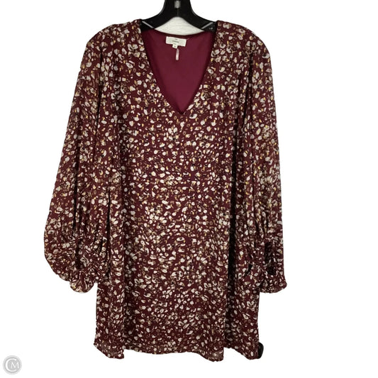 Dress Casual Maxi By Entro In Maroon, Size: M