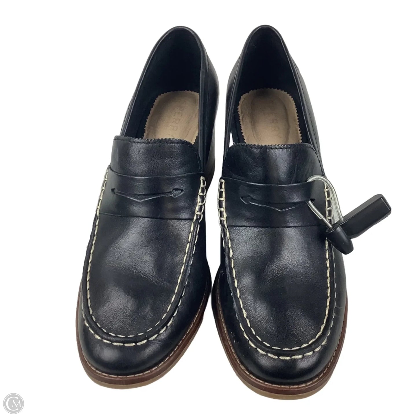 Shoes Heels Block By Sperry In Black, Size: 9.5