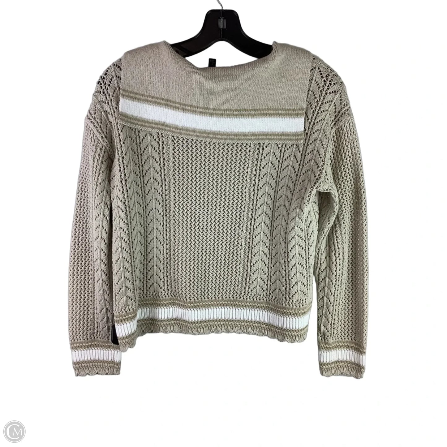 Sweater By Talbots In Tan, Size: S