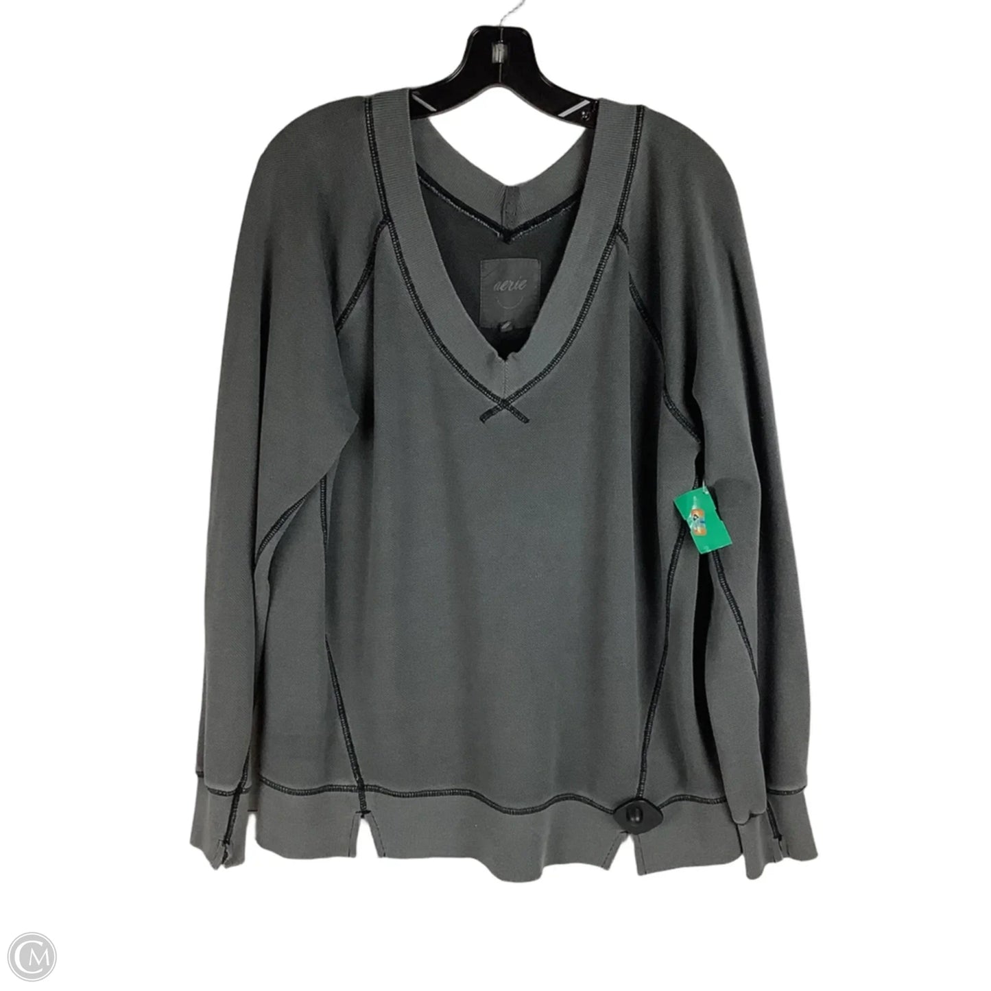 Top Long Sleeve By Aerie In Grey, Size: Xs