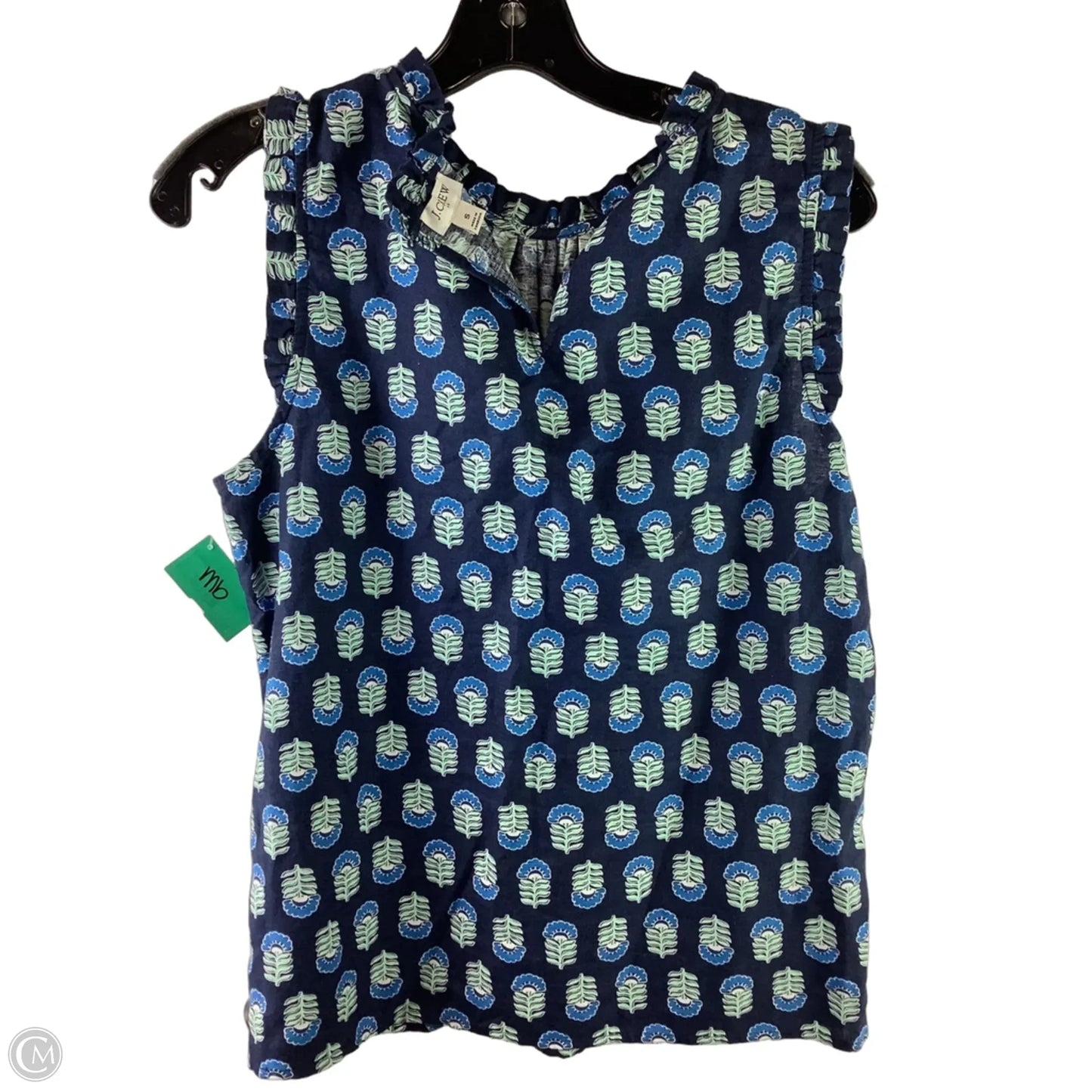 Top Sleeveless By J. Crew In Navy, Size: S