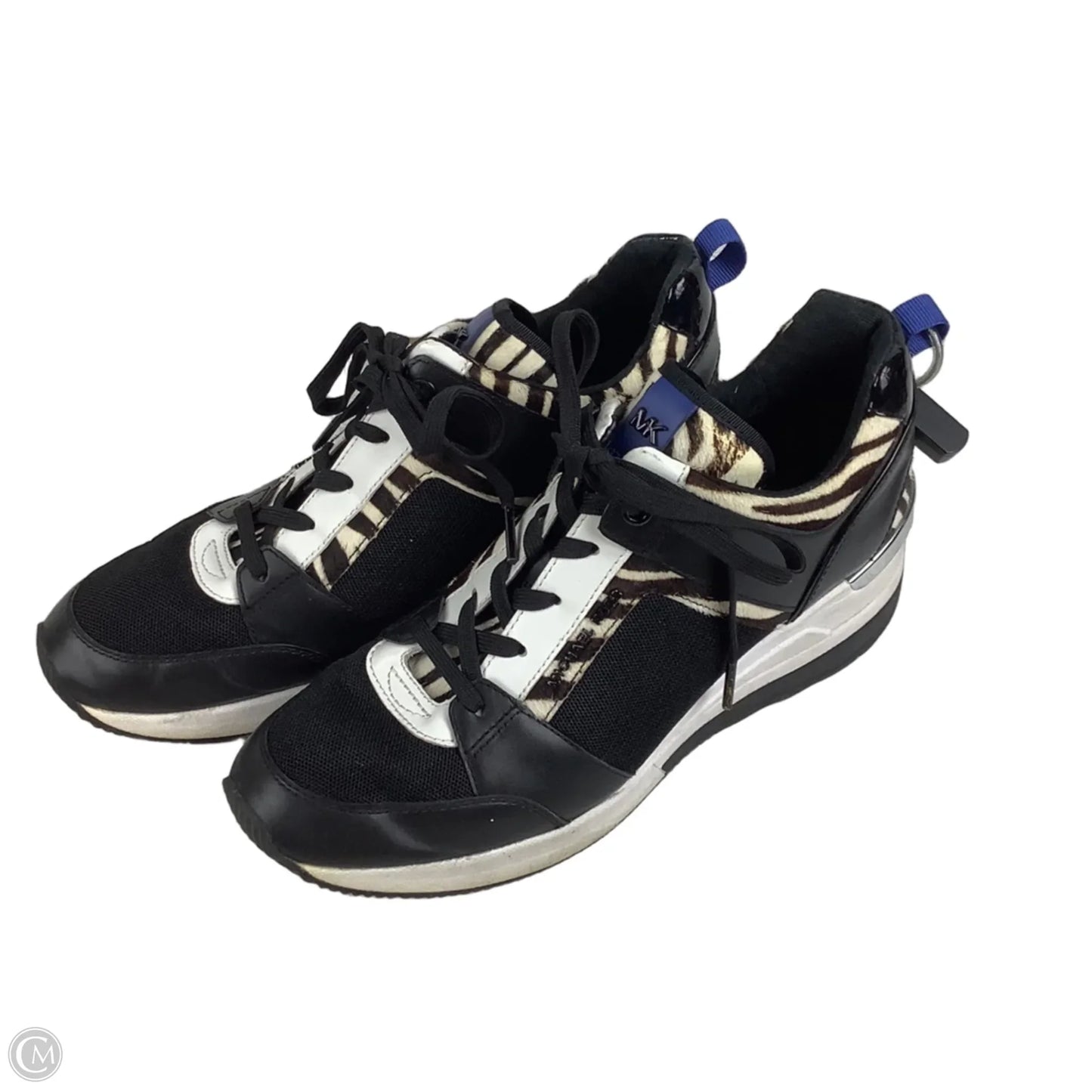 Shoes Designer By Michael Kors In Zebra Print, Size: 9