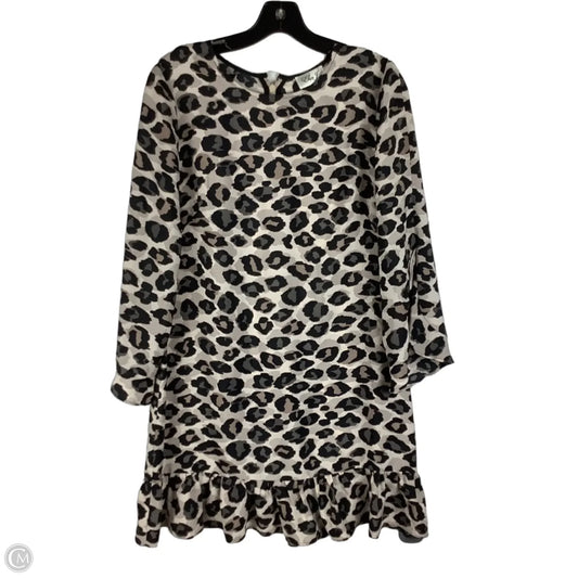 Dress Party Short By Eliza J In Animal Print, Size: L (10)