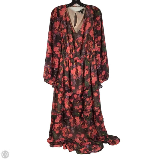 Dress Party Long By Jessica Simpson In Multi-colored, Size: L