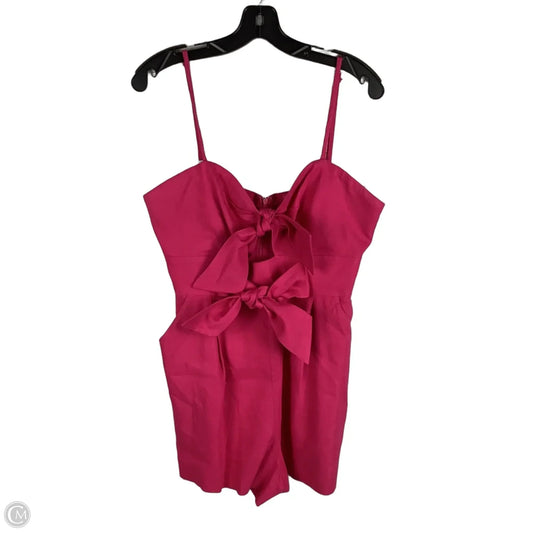 Romper Designer By Milly In Pink, Size: 10