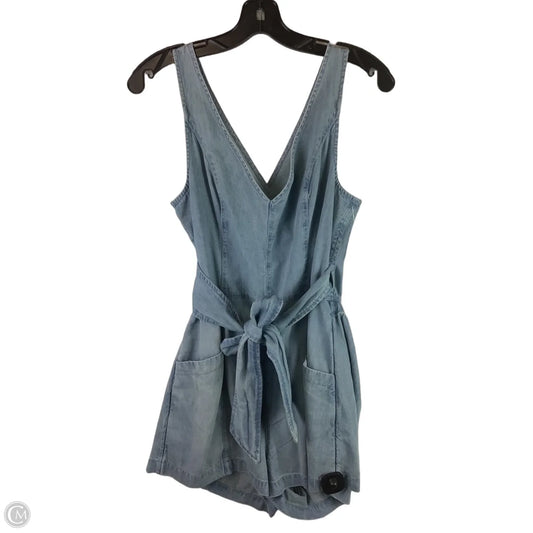 Romper By Aerie In Blue Denim, Size: M