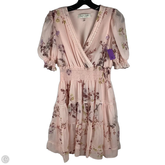 Dress Casual Short By Taylor In Pink, Size: 2