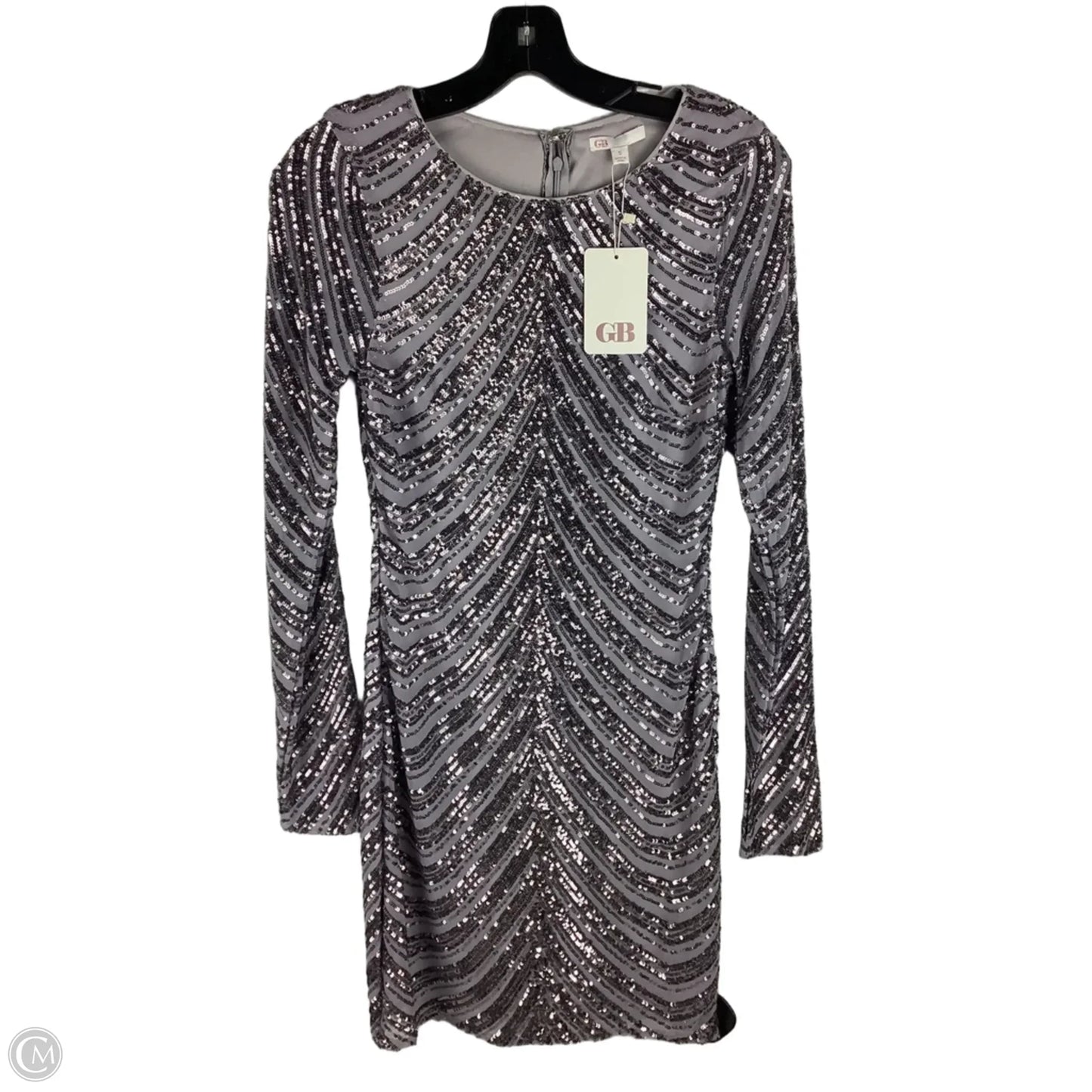 Dress Party Short By Gb In Silver, Size: S