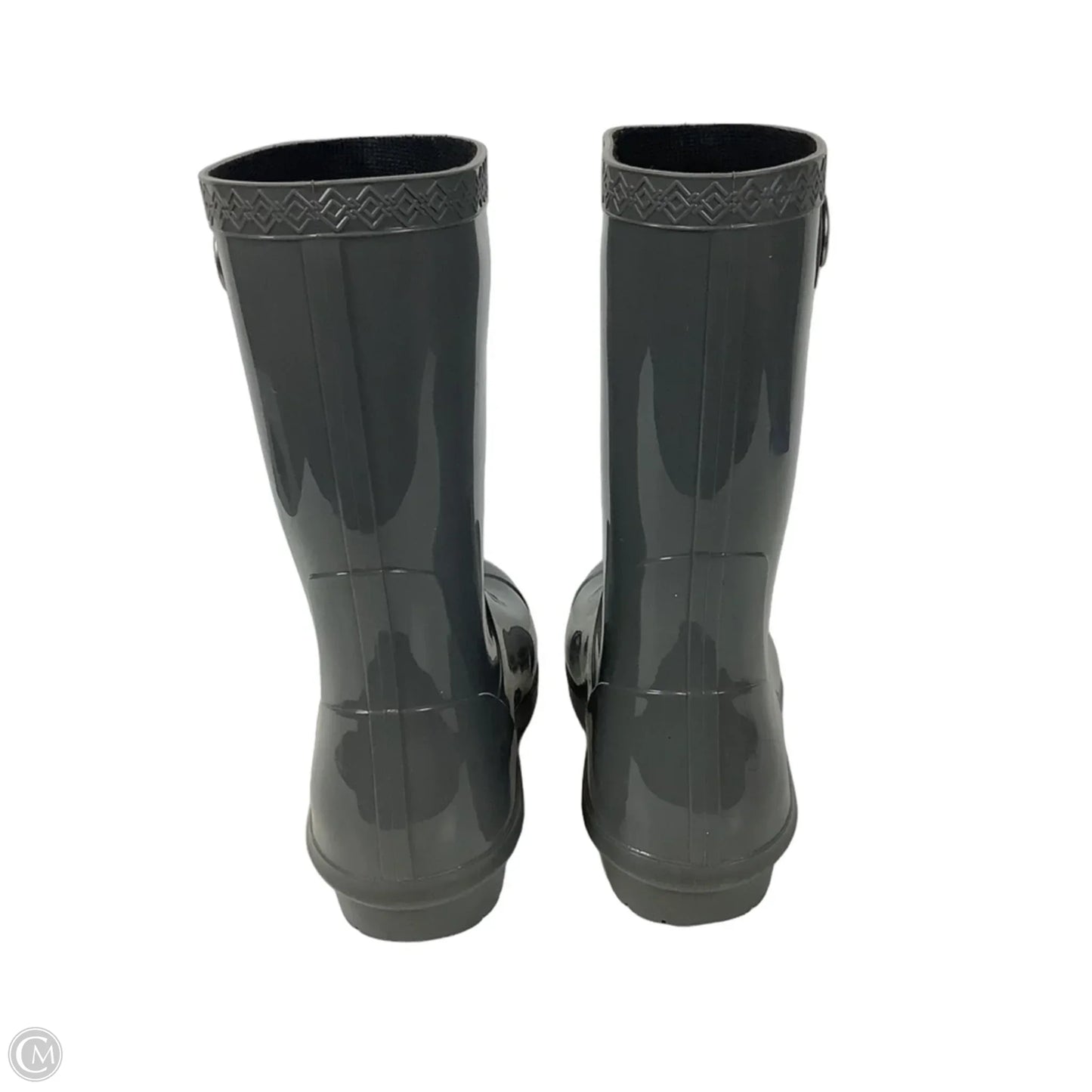 Boots Designer By Ugg In Grey, Size: 9