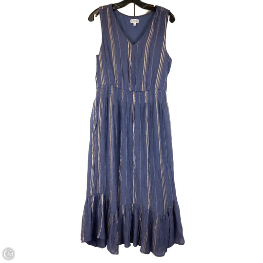 Dress Casual Maxi By Luxology In Blue, Size: L