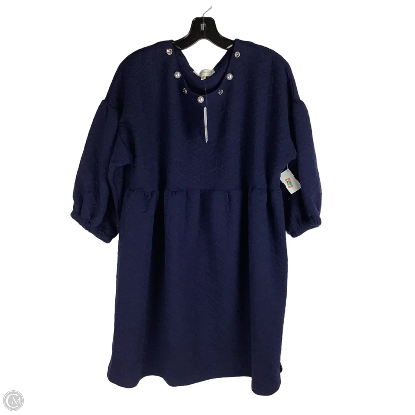 Dress Casual Short By Simply Southern In Navy, Size: L
