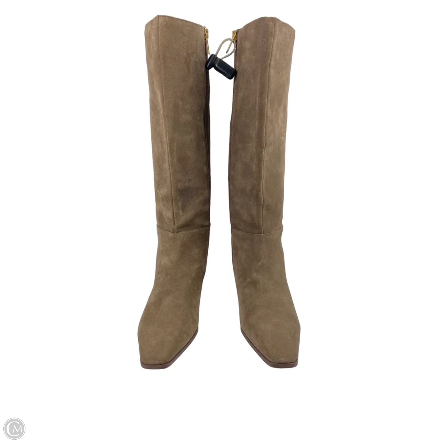 Boots Mid-calf Heels By Vince Camuto In Brown, Size: 7.5