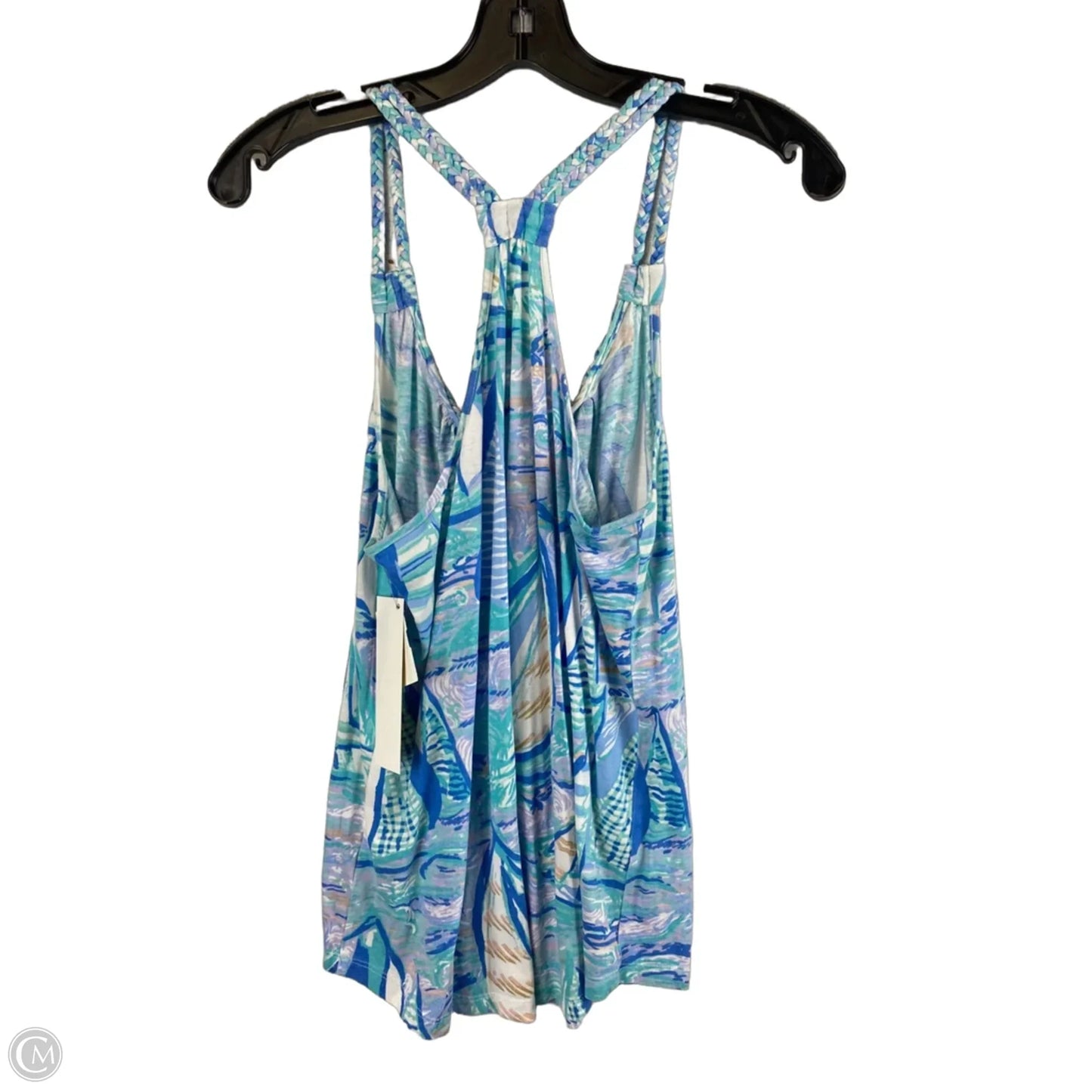 Top Sleeveless Designer By Lilly Pulitzer In Blue & Purple, Size: S