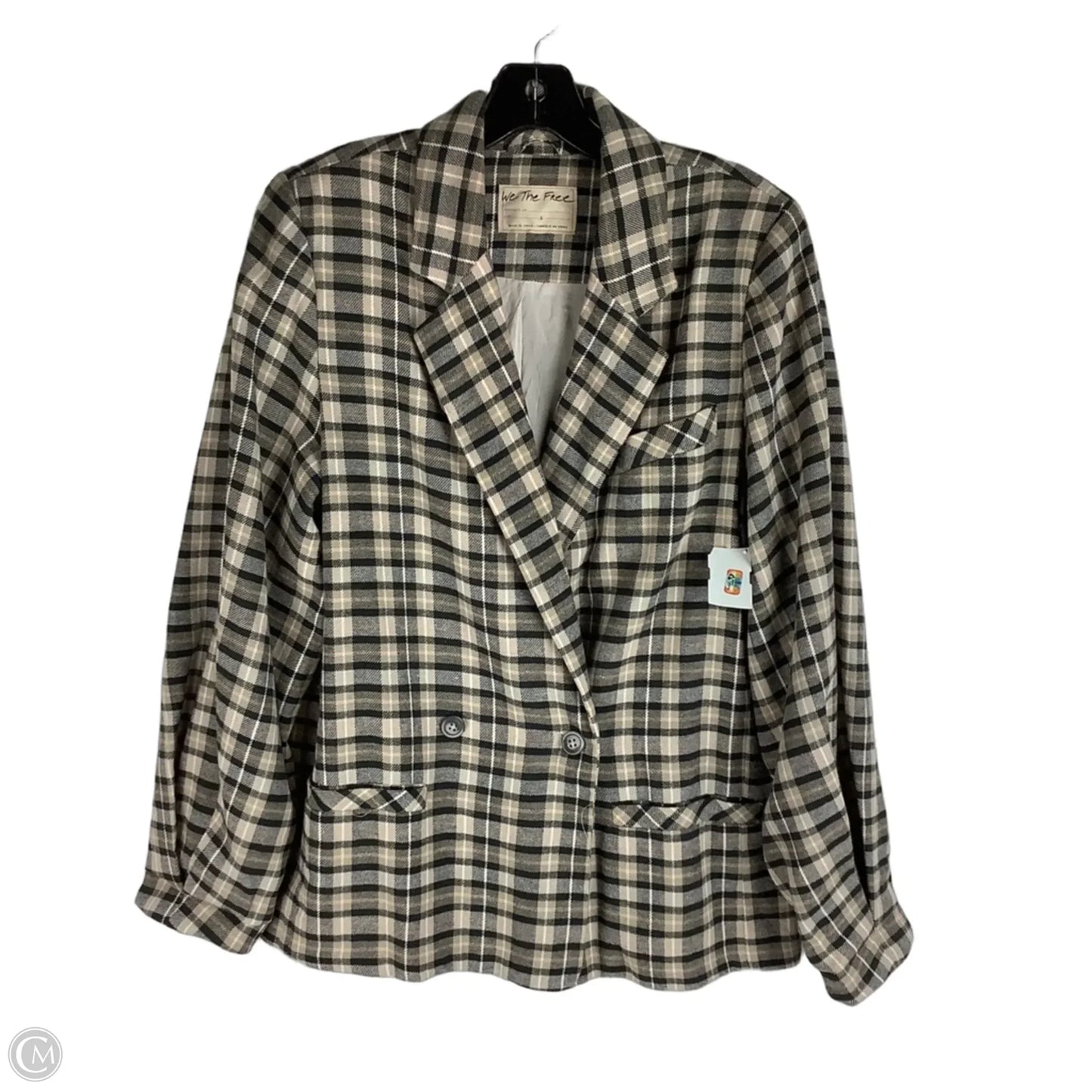 Jacket Other By We The Free In Plaid Pattern, Size: S